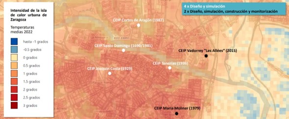 Mapas de calor Zaragoza
