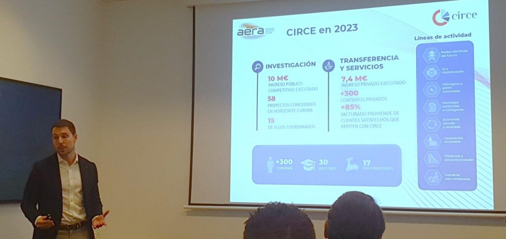 Presentation of CIRCE-Technological Centre at the AERA Assembly