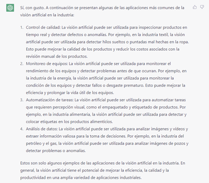 ejemplo conversacion chat gpt