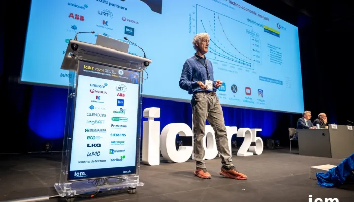 Franco Di Persio, durante la presentación del estudio en el ICBR 2025. 