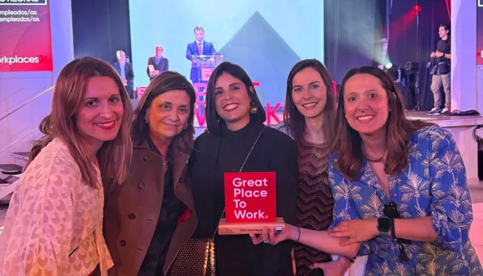El equipo de Personas y Talento de CIRCE, en la gala del Great Place To Work 2026. 