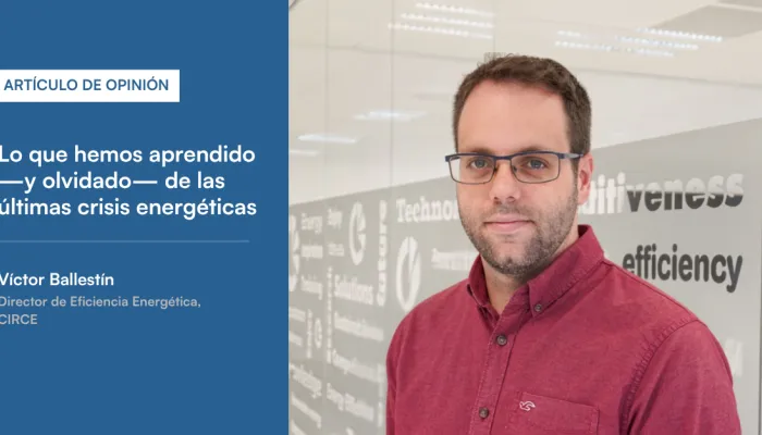 Víctor Ballestín, Director of Energy Efficiency at CIRCE.