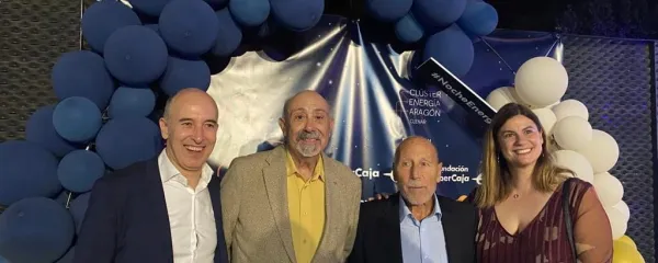 Andrés Llombart, Antonio Valero, Mariano Sanz y Elena Calvo.