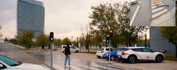 Sistema SAFETRA en pruebas.