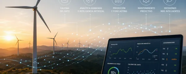 La próxima evolución de la energía eólica no pasa por generar más datos, sino por utilizar la inteligencia necesaria para convertirlos en valor.