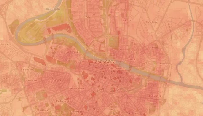 Islas de calor Zaragoza
