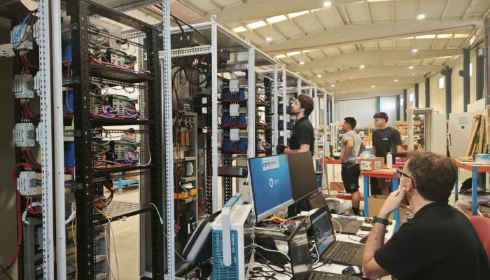 Testing carried out by CIRCE’s technical team at the IMAE facilities.