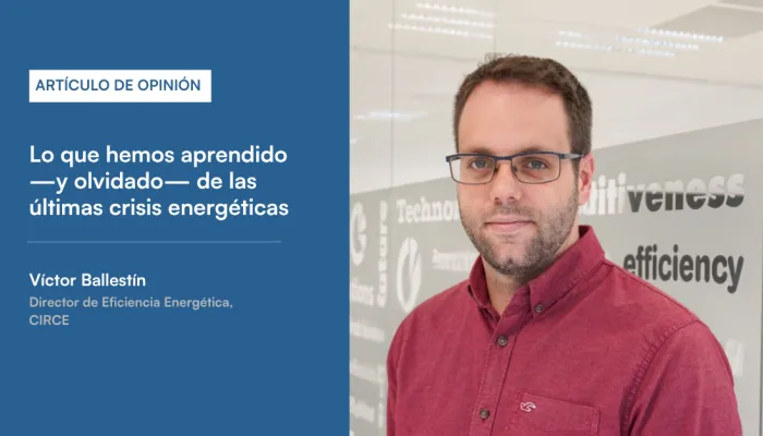 Víctor Ballestín, director de Eficiencia Energética en CIRCE. 