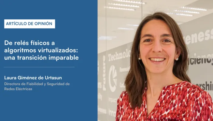 Laura Giménez de Urtasun, directora de Fiabilidad y Seguridad de Redes Eléctricas. 